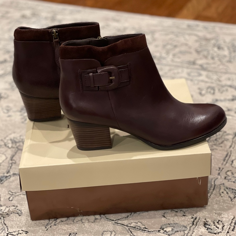 Franco Sarto BROWN Booties (Huntress2) - Women’s size 10